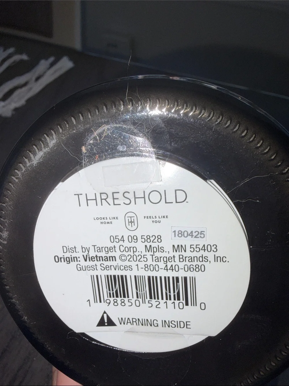Threshold decorative jar
